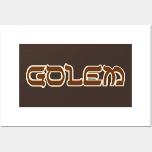 Golem Logo Posters and Art